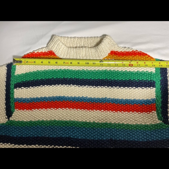 The Elder Statesman Off-White Varied Stripe Sweater - Picture 15 of 16